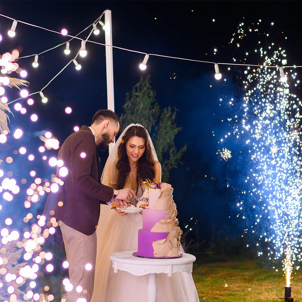 Sparkler per getti di scena 12 basi + 1 telecomando + Flight Case - Sistema di accensione kit 8 stazioni per artificio, getto di scena scintilla luminosa - SPARKLERS CLUB® - CONSEGNA 24/48H
