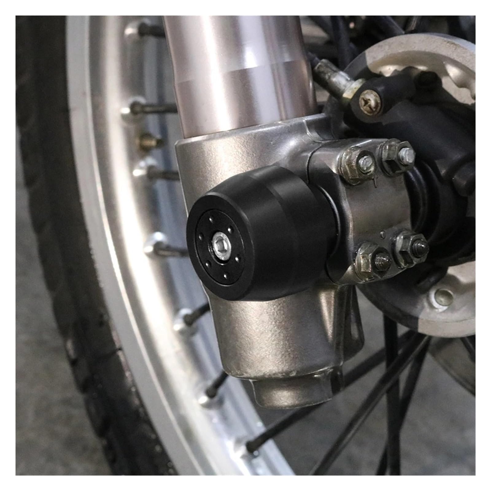Akcesoria motocyklowe Przednie ślizgacze z przodu piasty tylne błotniki błotne suwaki zderzak dla Suzuki do DR650 do DR650SE 1996-2024, ochrona ramy