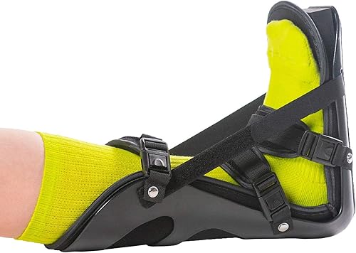 Bota de estiramiento nocturno BraceAbility Tablilla para estirar el pie por la noche para el estiramiento de la fascia plantar trata el dolor de la Bota de estiramiento nocturno BraceAbility Tablilla para estirar el pie por la noche para el estiramiento de la fascia plantar trata el dolor de la