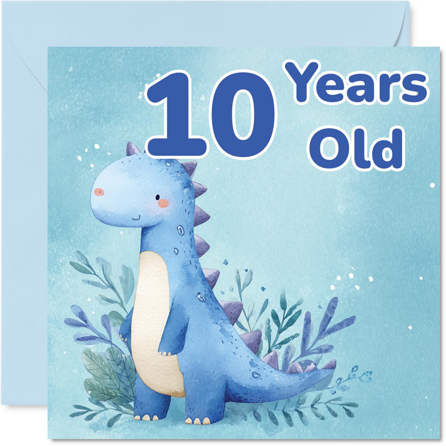 Cute 10th Birthday Card, Roarsome Birthday Fun