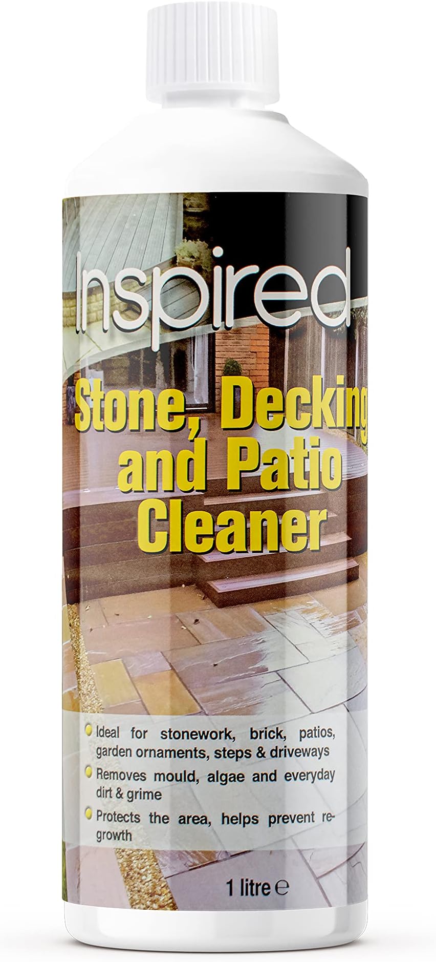 Inspired - Concentrated Stone, Decking and Patio Cleaner - 1 Litre