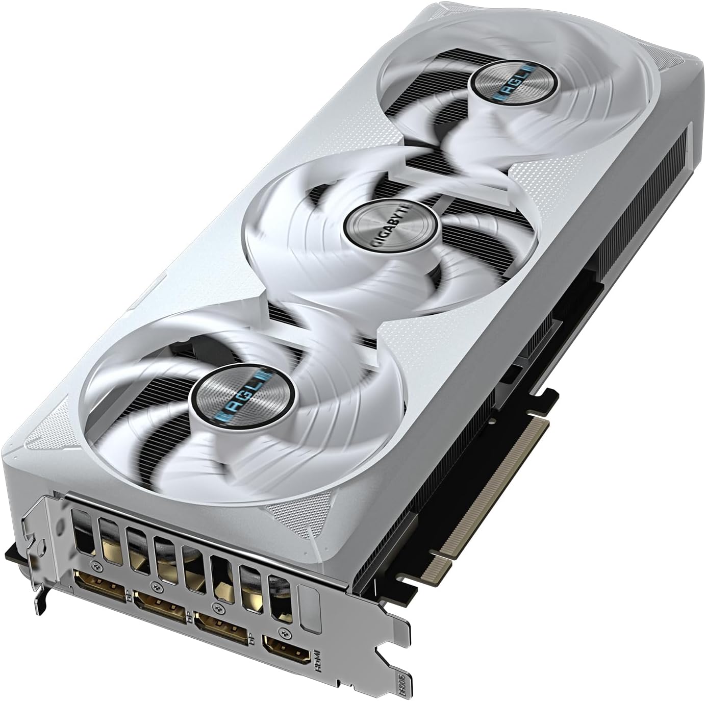Gigabyte GeForce RTX 5070 Ti Eagle OC ICE SFF 16G Graphics Card - 16GB GDDR7, 256bit, PCI-E 5.0, 2542 MHz Core Clock, 3 x DP 2.1a, 1 x HDMI 2.1b, NVIDIA DLSS 4, GV-N507TEAGLEOC ICE-16GD