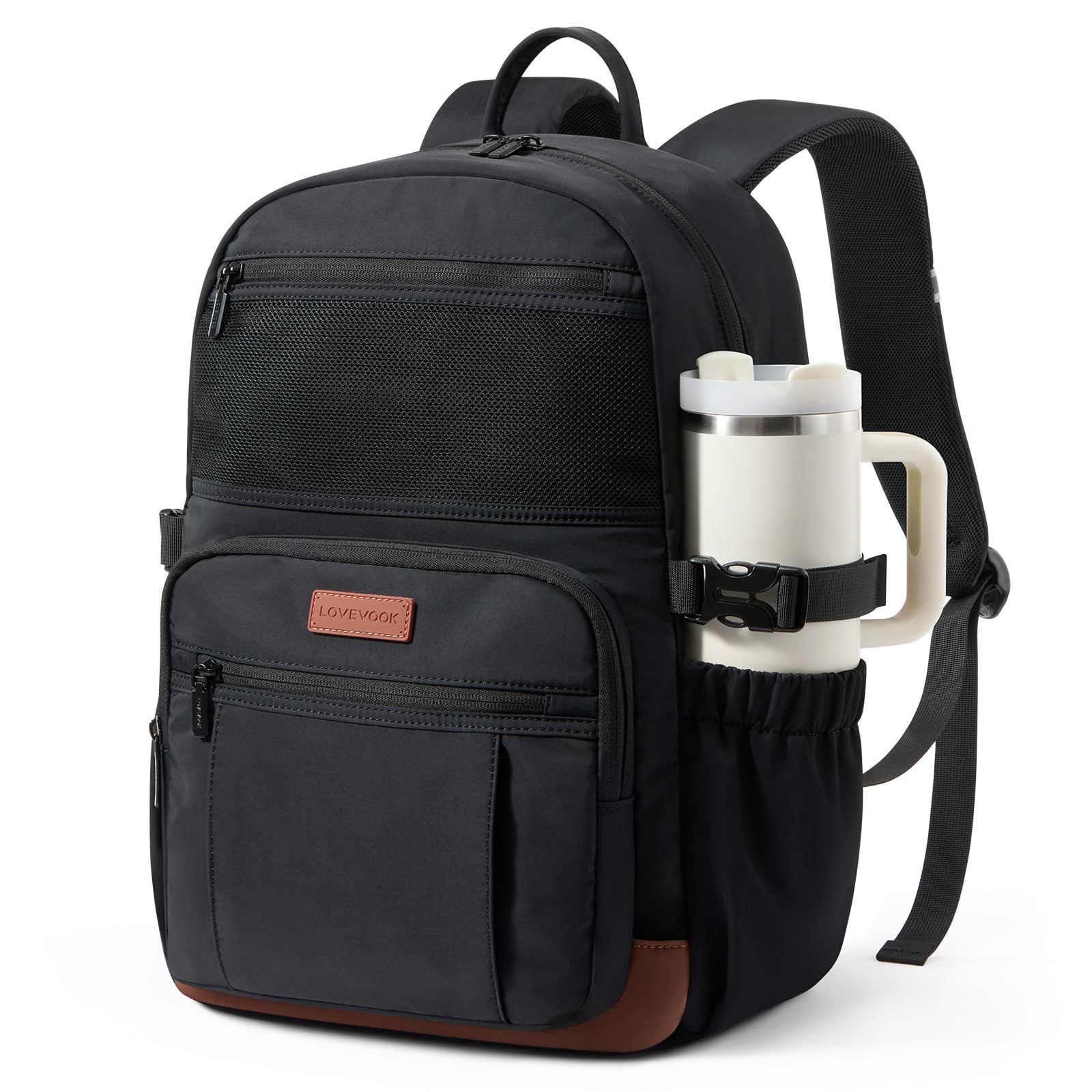 LOVEVOOK College Laptop Backpack for Women, Work Computer Travel Backpack