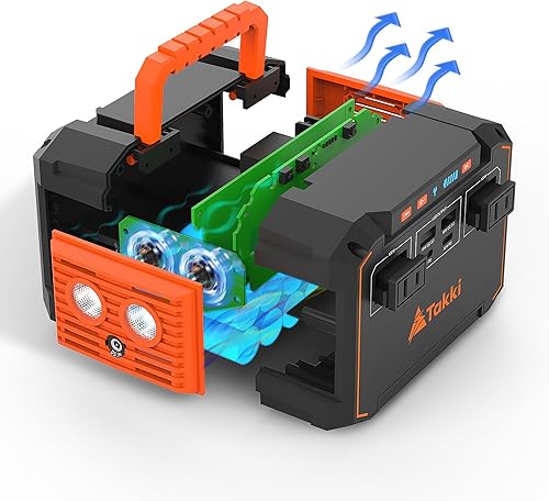 Miniatura 8 de Takki Estación de energía portátil de 111 Wh, generador solar para camping, banco de energía de 110 V100 W, CA USB tipo C, paquete de batería para