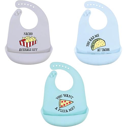 Hudson Baby Unisex Baby Silicone Bibs