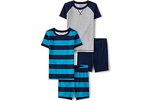 Snug Fit Pajama Set for Boys (4-Piece)