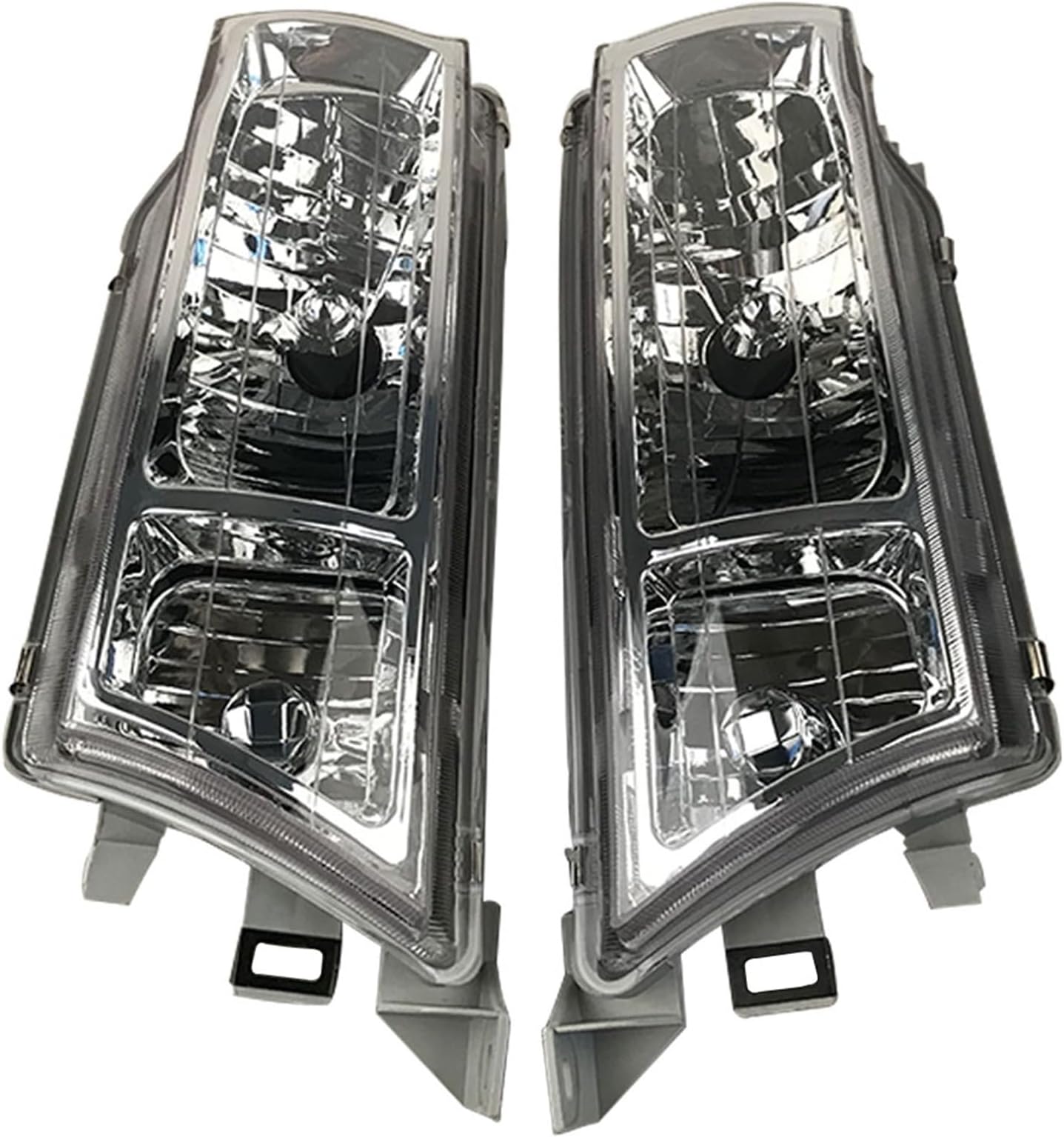 Obumi Car Crystal Headlight Lampshade Compatible For Toyota Chaser GX90 JZX90 Pair 1992 1993 1994 1995, YF-22-229-PXB