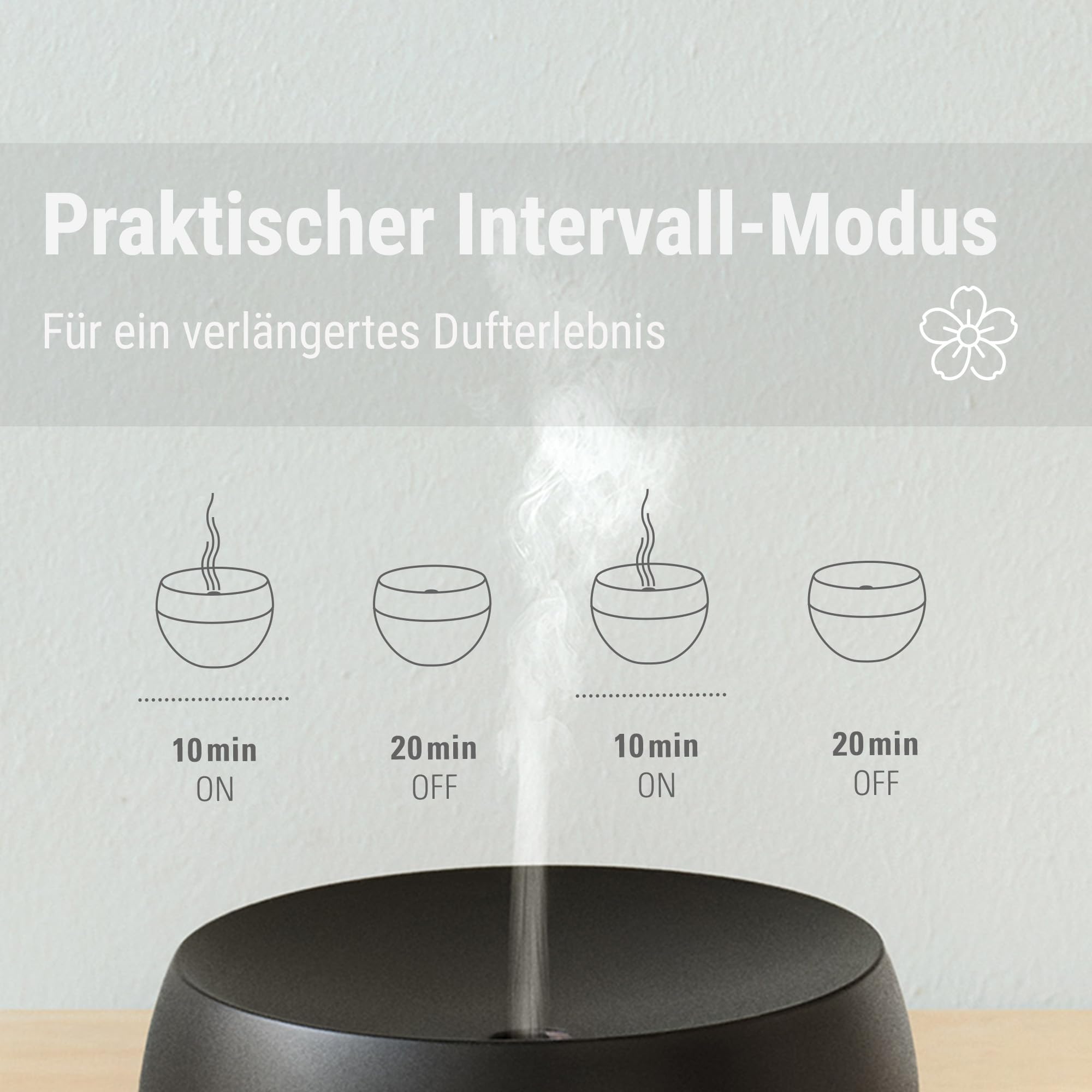 Stadler Form Aroma Diffuser Jasmine Mobile, kabellos, für ätherische Öle