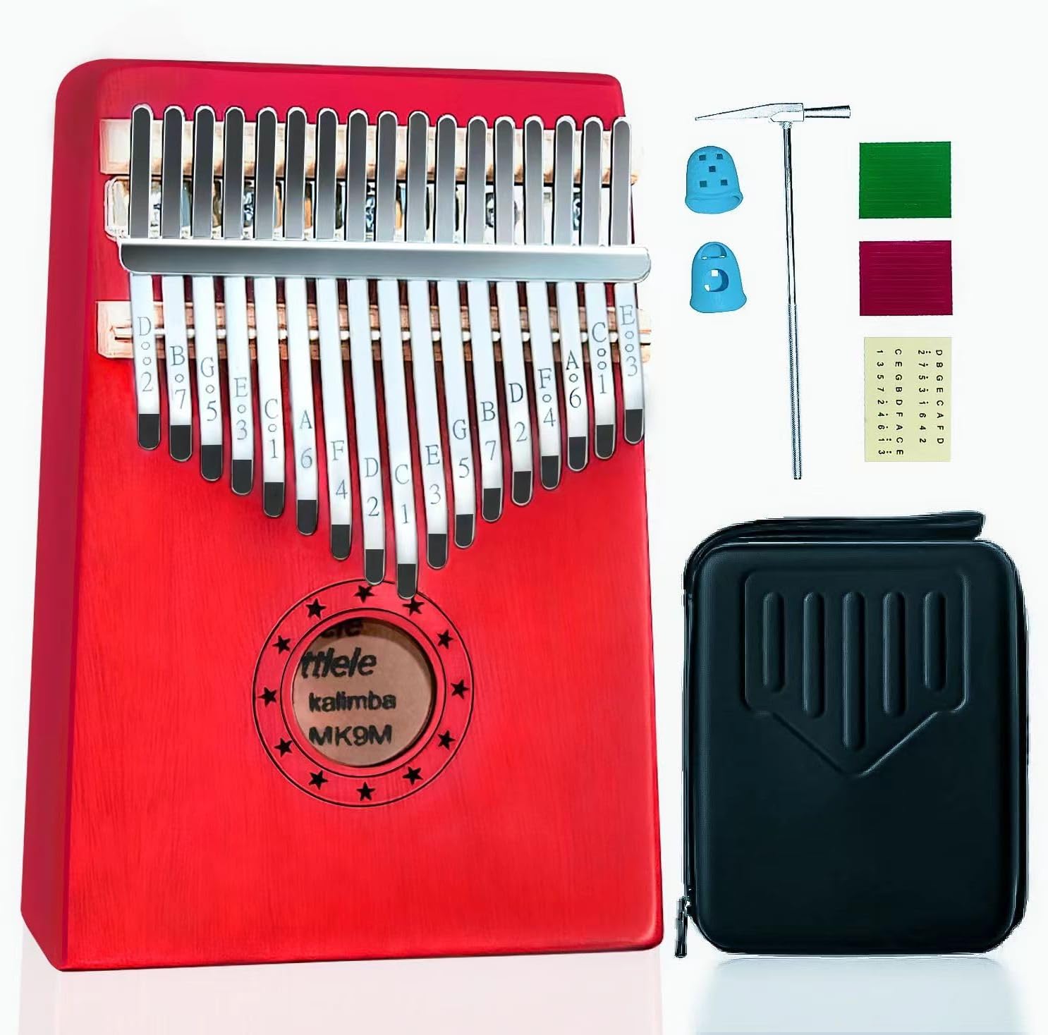 2022 New 17 Keys Kalimba Thumb Piano Mini thumb piano