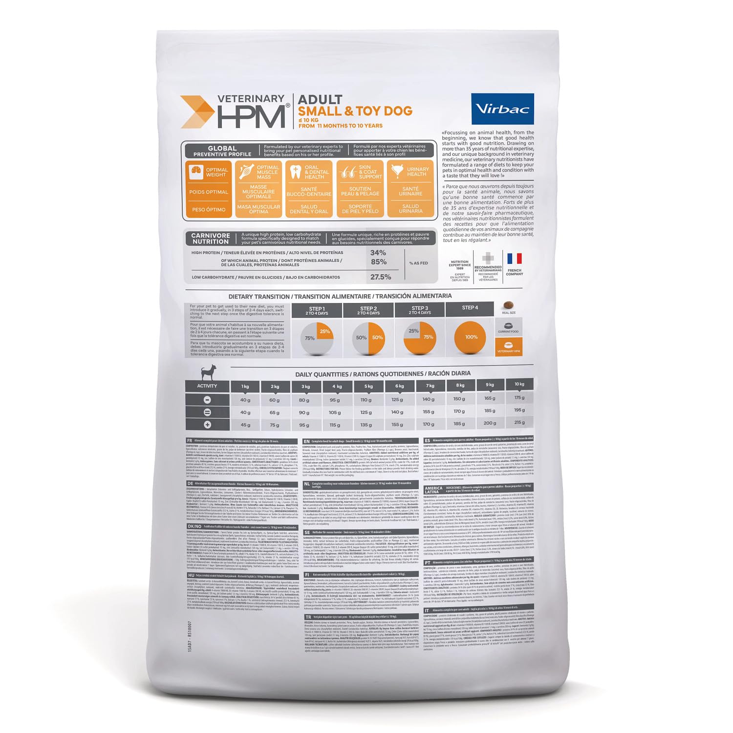 Veterinary HPM Adult Small & Toy Dog 7 KG