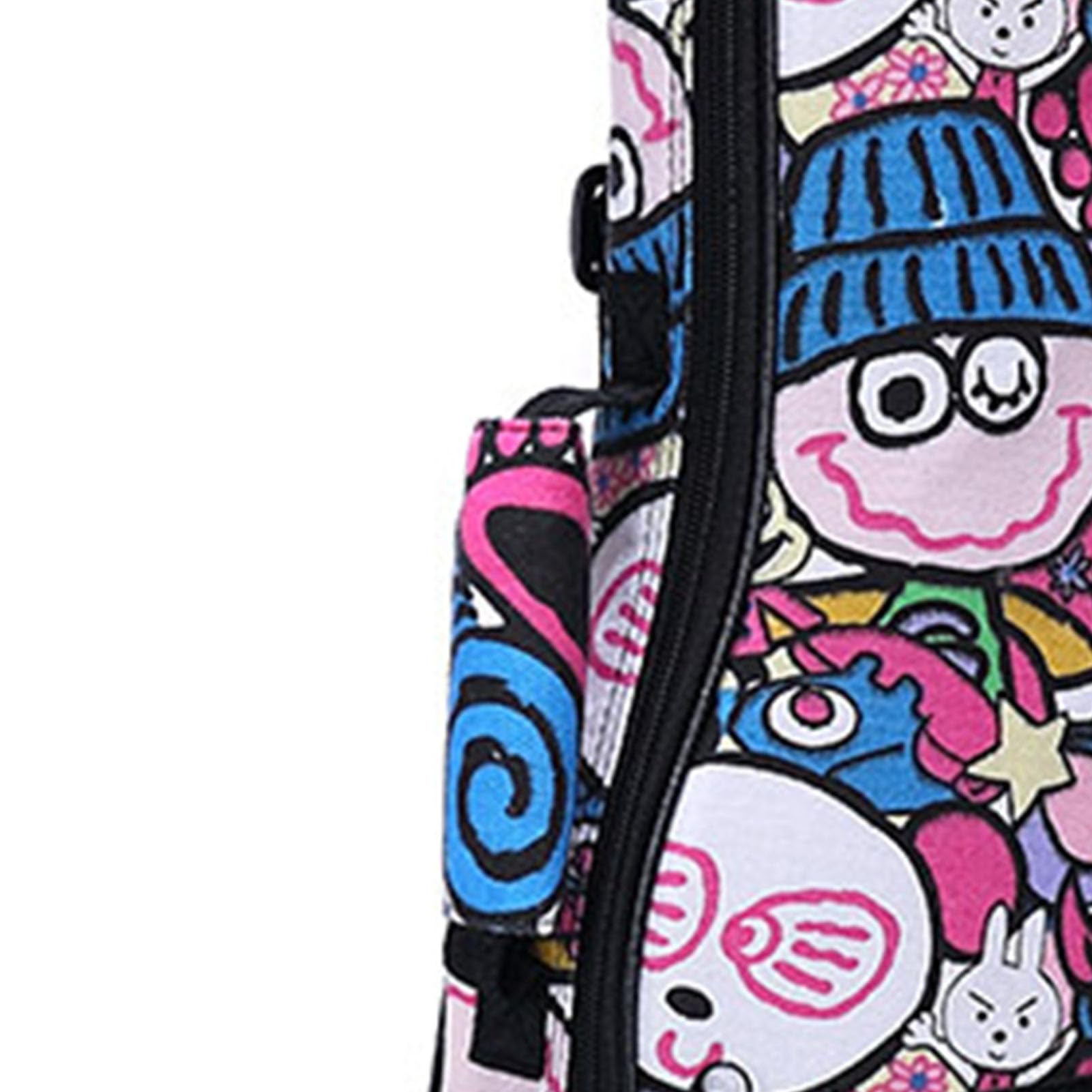 Jeffergarden Custodia per Ukulele Zaino per Ukulele in Tessuto Resistente All'acqua a 4 Corde con Multitasca per Concerti (26 pollici)