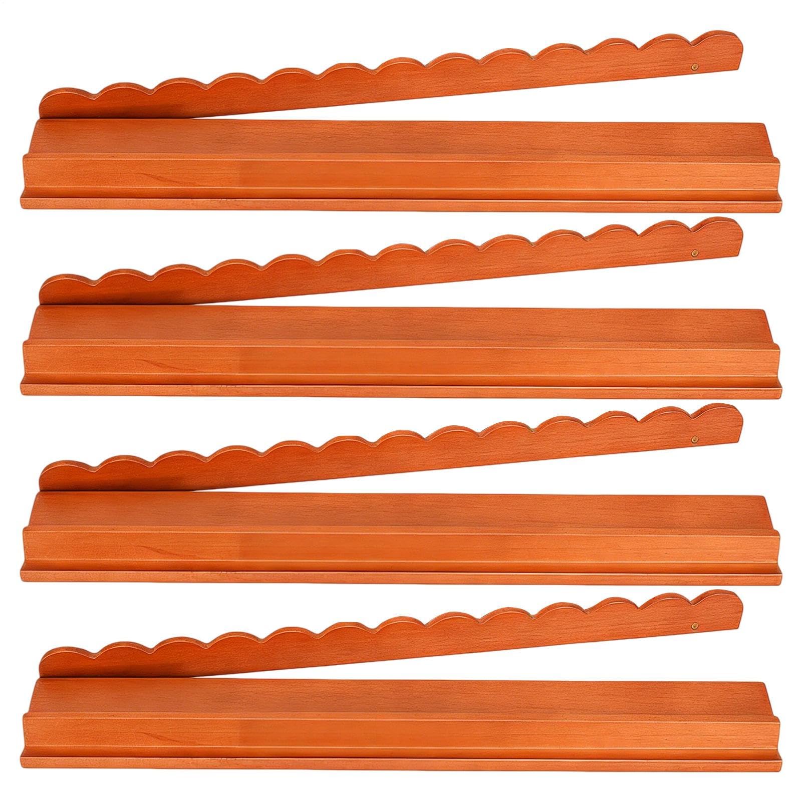 Supporti per Mahjong con Spingitore 4 Pezzi Contenitore Magnetico In Legno | Spingitore per il del Mahjong Adatto a Casa, Viaggio, Natale, Giochi, Principianti, , , Tavolo da Biliardo