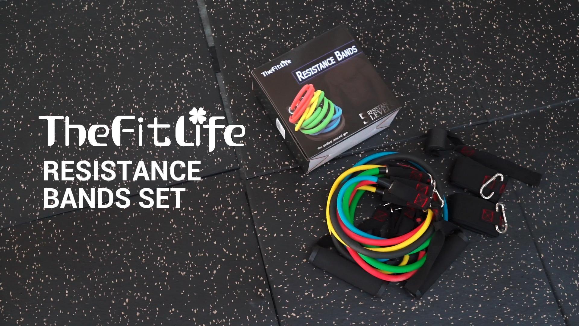 Amazon | TheFitLife トレーニングチューブ チューブ トレーニング 筋
