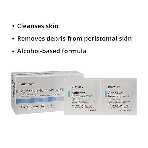 Miniatura 3 de McKesson Toallitas removedoras adhesivas, estériles, paquete individual, 50 toallitas