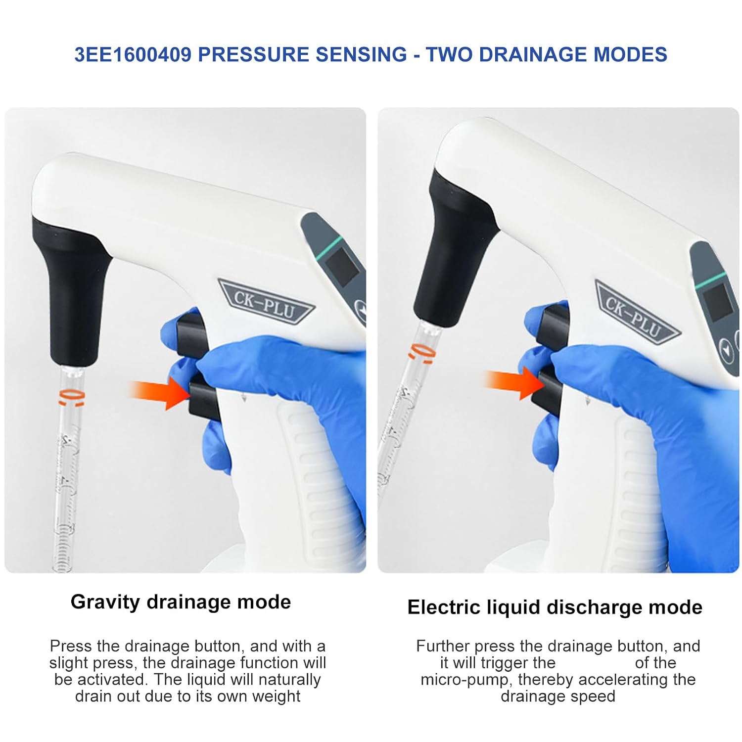 High-Capacity Electric Aspirator with LCD Display, 0.45μm Filter & Effluent Modes for Lab Applications Accuracy Liquid Transfer