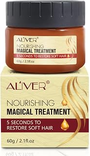 FalconX Magical Keratin Hair Treatment Mask, Advanced Molecular Hair Roots Treatment Professtional Hair Conditioner, 5 Seconds to Restore Soft Hair, Deep Conditioner Suitable for Dry & Damaged Hair 60ml