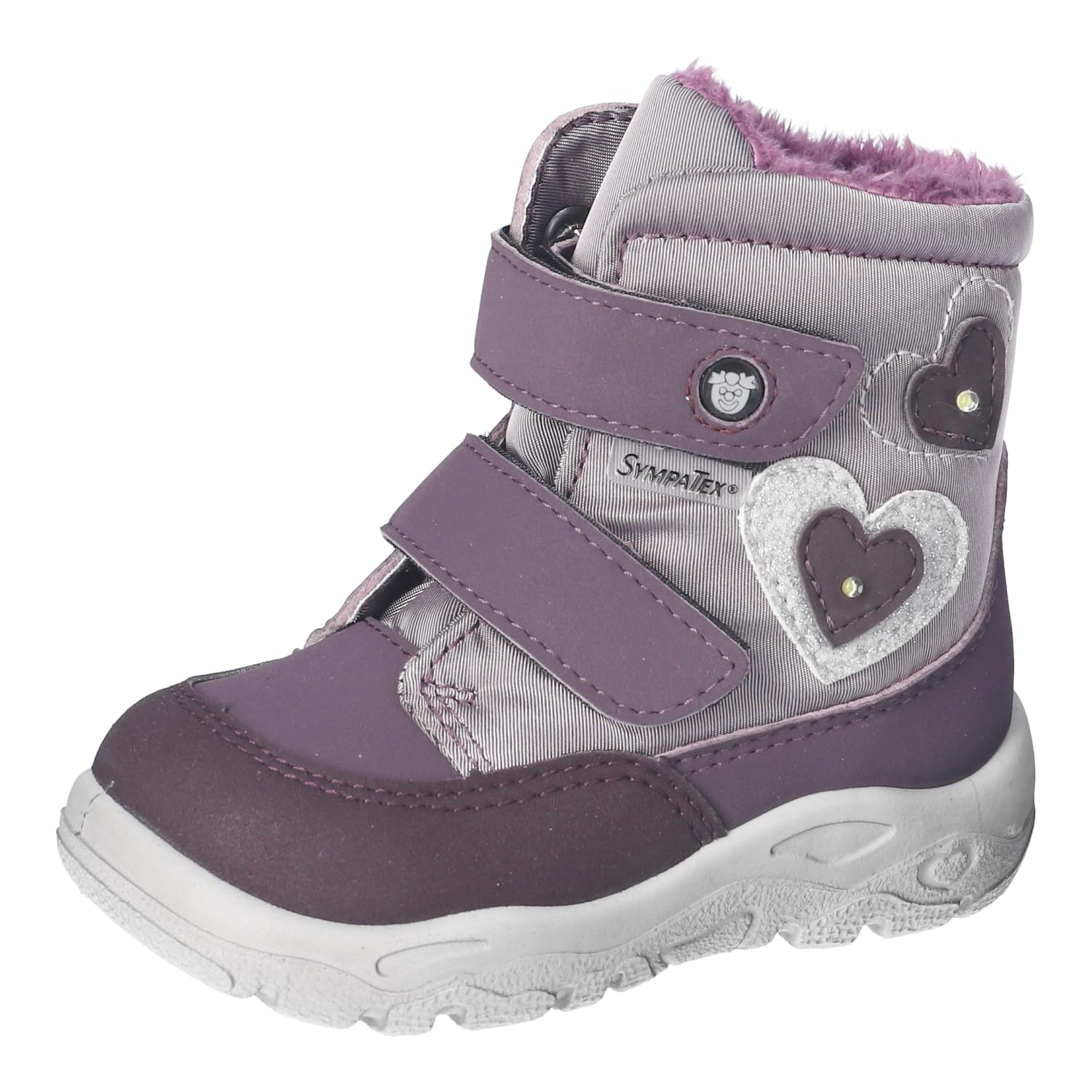 RICOSTA Mädchen Winterstiefel Maddi für laufende Kinder - Weite Mittel, weiche Einlage, Sympatex-Dekoration, Blinker-Lic