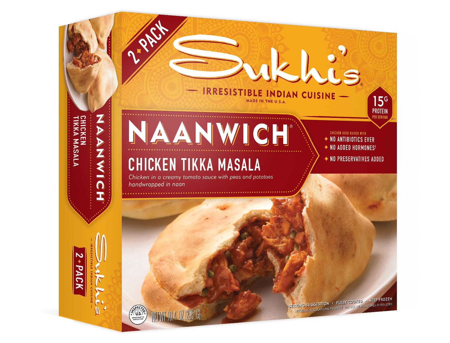 Sukhi's Chicken Tikka Masala Naanwich 2 Count 10.4oz