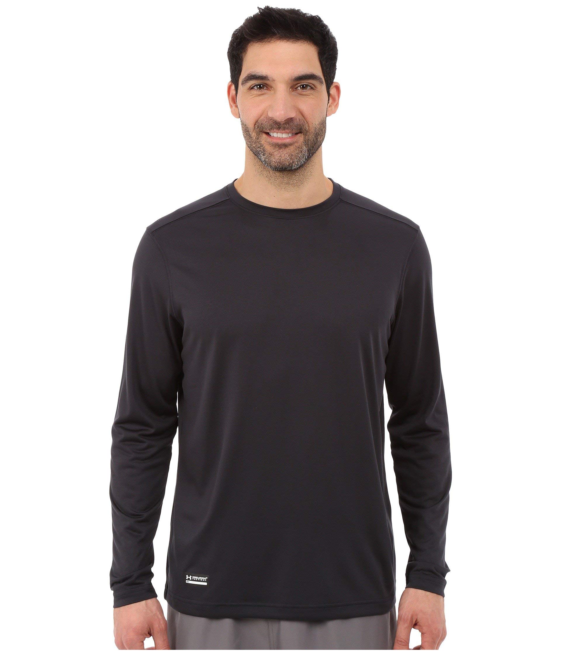 Under Armour Men's Tactical Ua Tech Long Sleeve T-Shirt Lg Navy