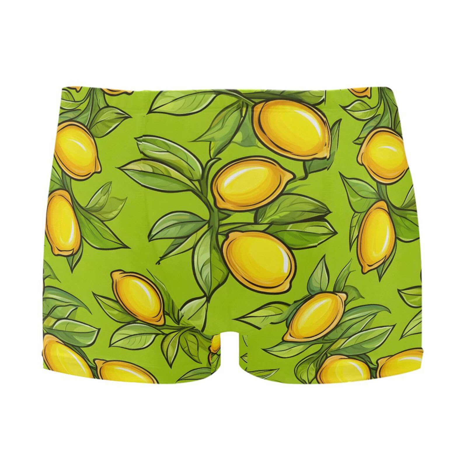 UMIRIKO Mens Swim Trunks Lemon Square Leg Swimwear Bathing Suits Swimsuit for Men XL 202b8172