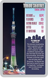 Skyscrapers Top Trumps Card Game