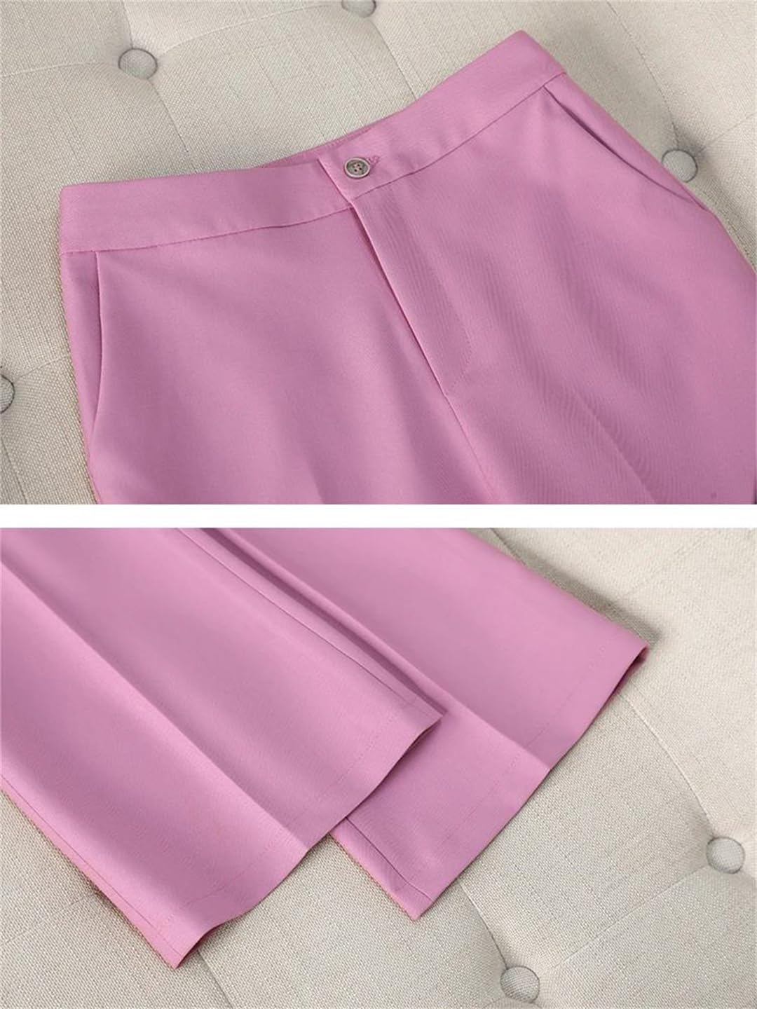 Conjunto de 2 piezas de pantalón elegante para mujer, blazer y pantalones de ajuste a medida, ropa formal para oficina y negocios