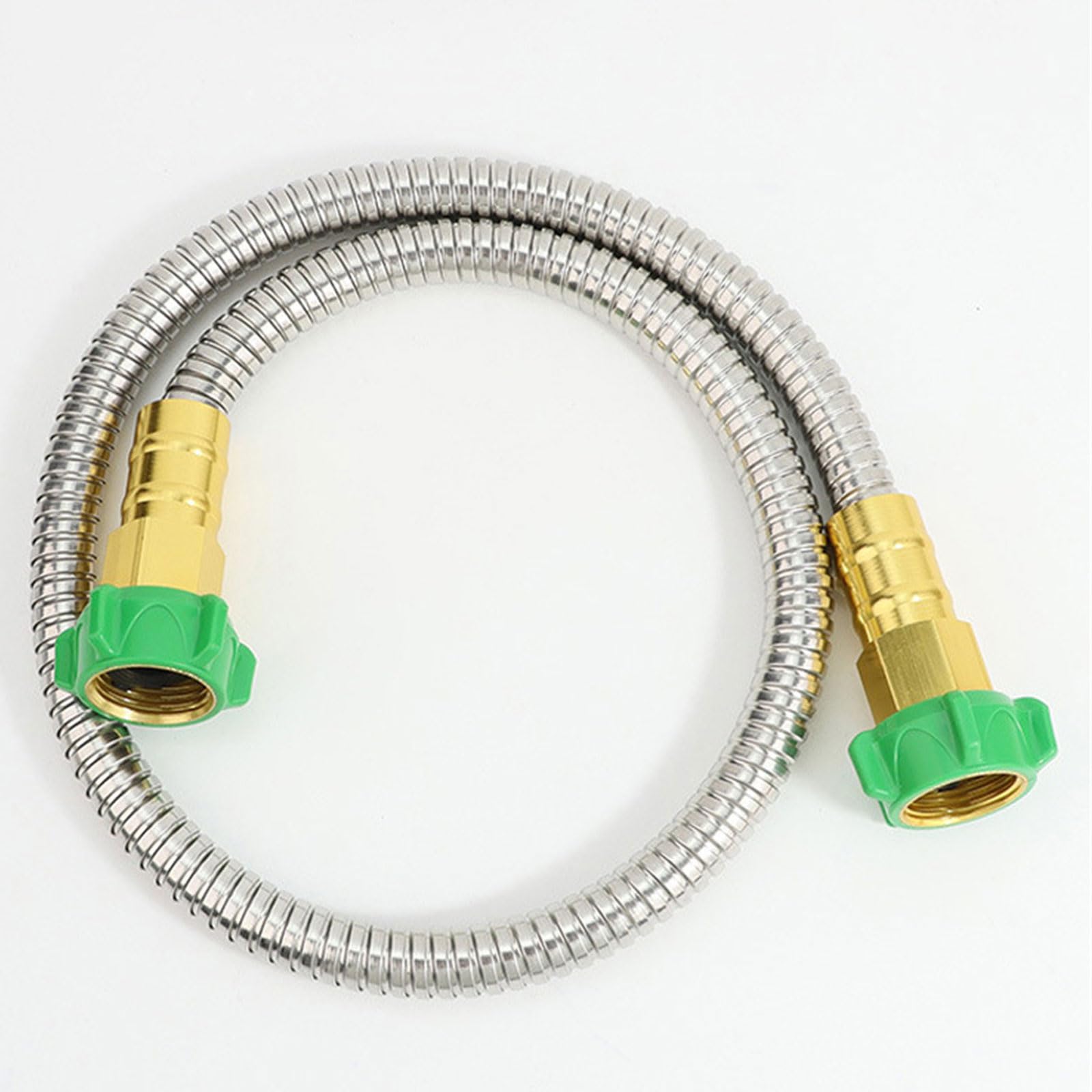 Flexibler Schlauchanschluss aus 304-Stahl, erosionsbeständig, sicherer Hochdruck Anschluss, Upgrades für Waschmaschinen, erosionsbeständiger Edelstahl Schlauchadapter