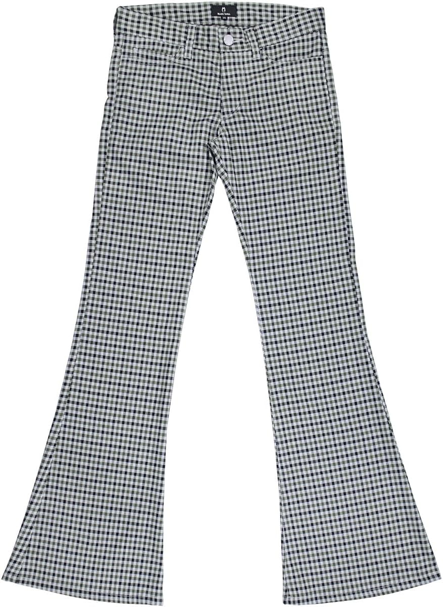 212753-re BlackVaria ベルボトム タータンチェック ブーツカット