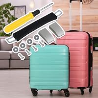 Mxfans Bőrönd Fogantyú Csere Alkatrész 15,5cm Rugalmas Fekete-Ezüst Nylon Utazótáska Fogantyú Pótlás 6