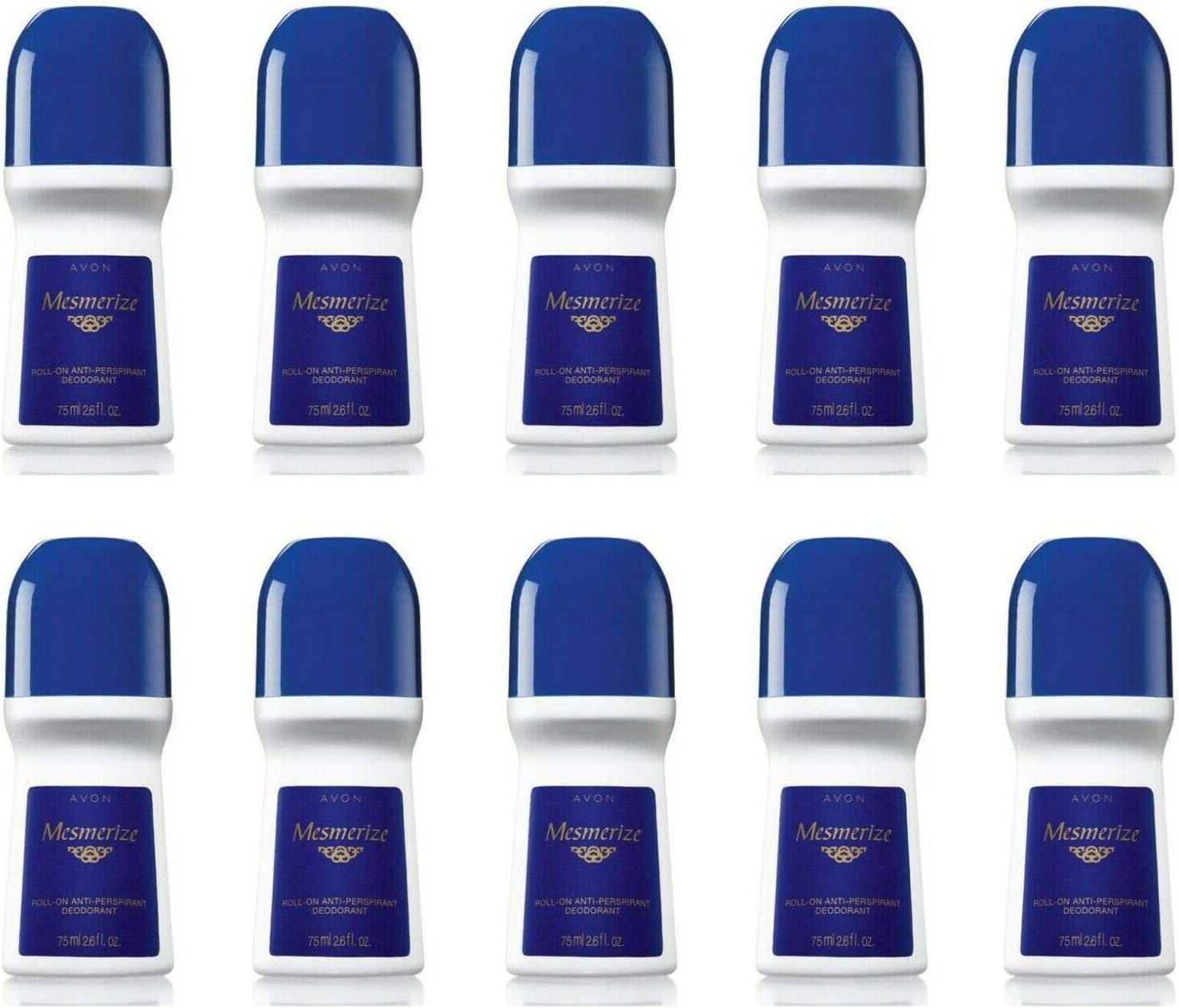 Mesmerize for Men Roll-On Anti-Perspirant Deodorant, 2.6 Fl Oz (Pack of 14)