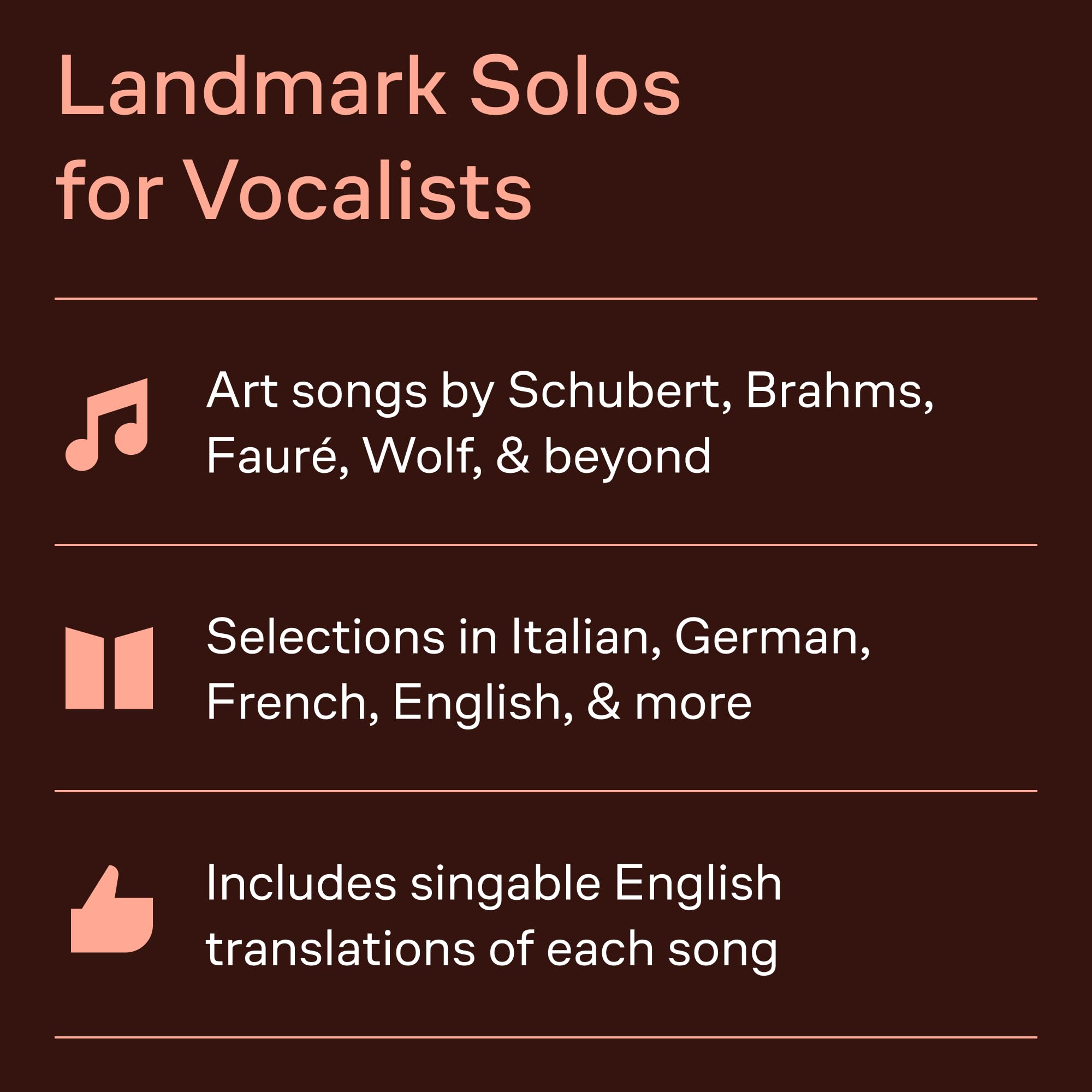 Great Art Songs of Three Centuries: Low Voice