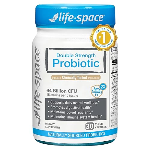 Life-Space Double Strength Broad Spectrum Probiotic, 64 Billion CFU &