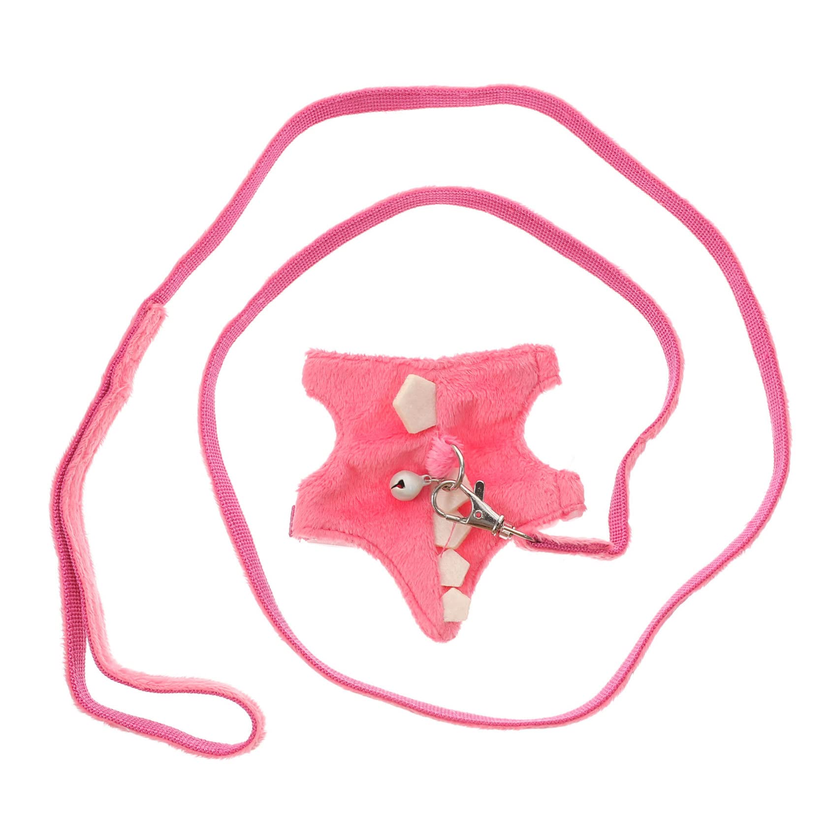 Beavorty 4 Pezzi Ferret Traction Leash Vest - Kit Guinzaglio Per Piccoli Animali Domestici Escape Per Passeggiate Sicure