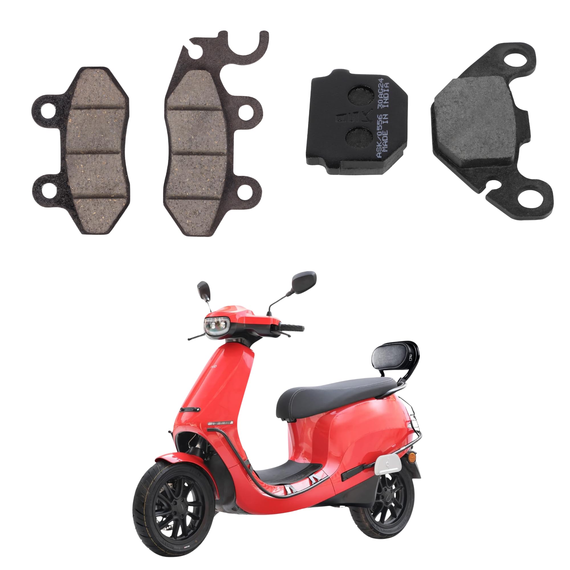 Favourite Auto Accessories Ola S1 & S1 Pro & GEN 2 Full set Disc Pad (Front & Rear)-image-16