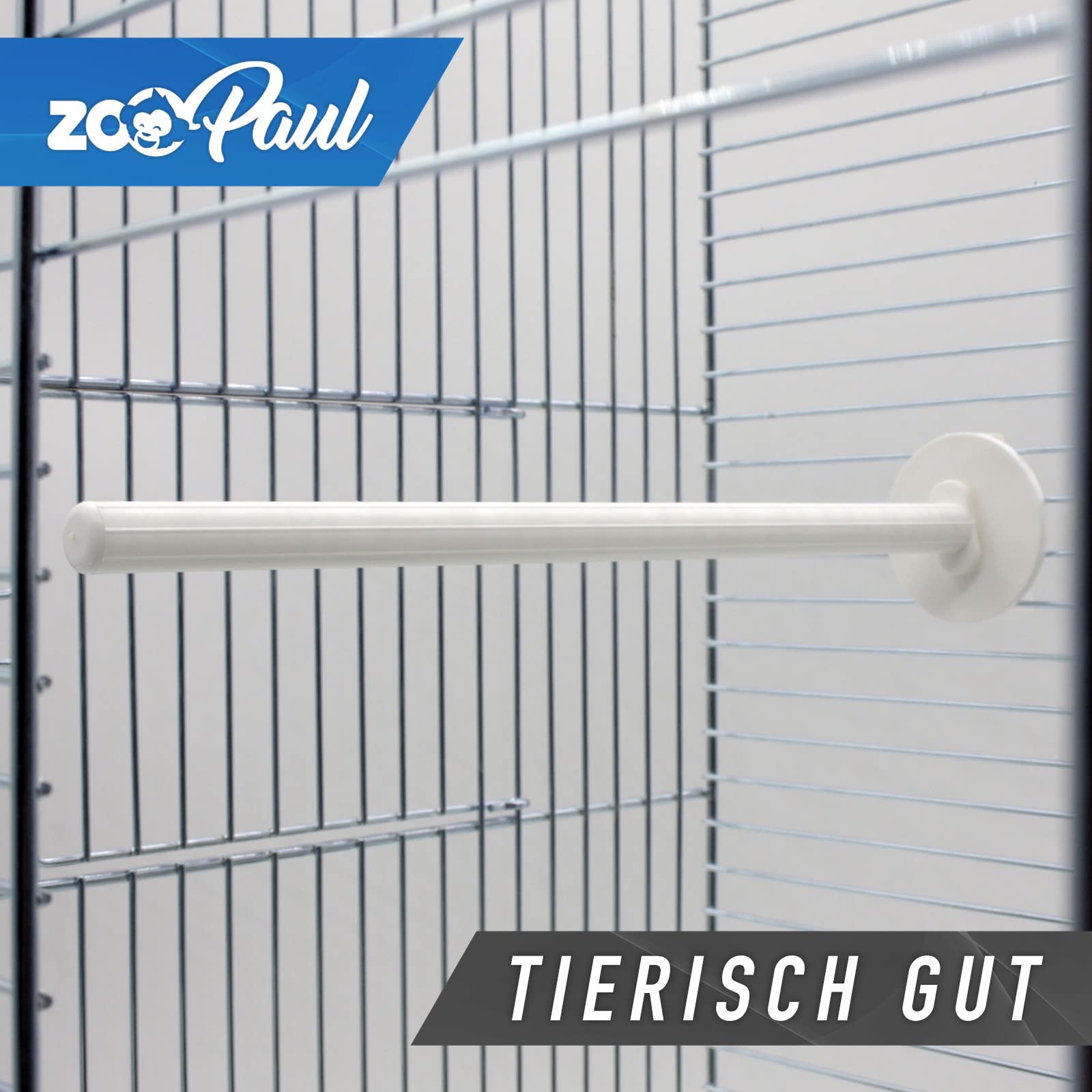 Zoopaul XL Vogelkäfig IZA 2 II olivgrün weiß 52x30x60 cm Wellensittiche Kanarien Käfig