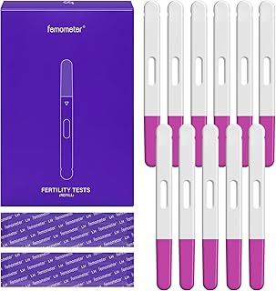 Femometer Ovulation Test Strips Refill for Ivy-103 Only, 20 Pack LH Test Strips for Women, Fertility Test Strips, Powered by femometer Ovulation Tracker App, Over 99% Accurate Result