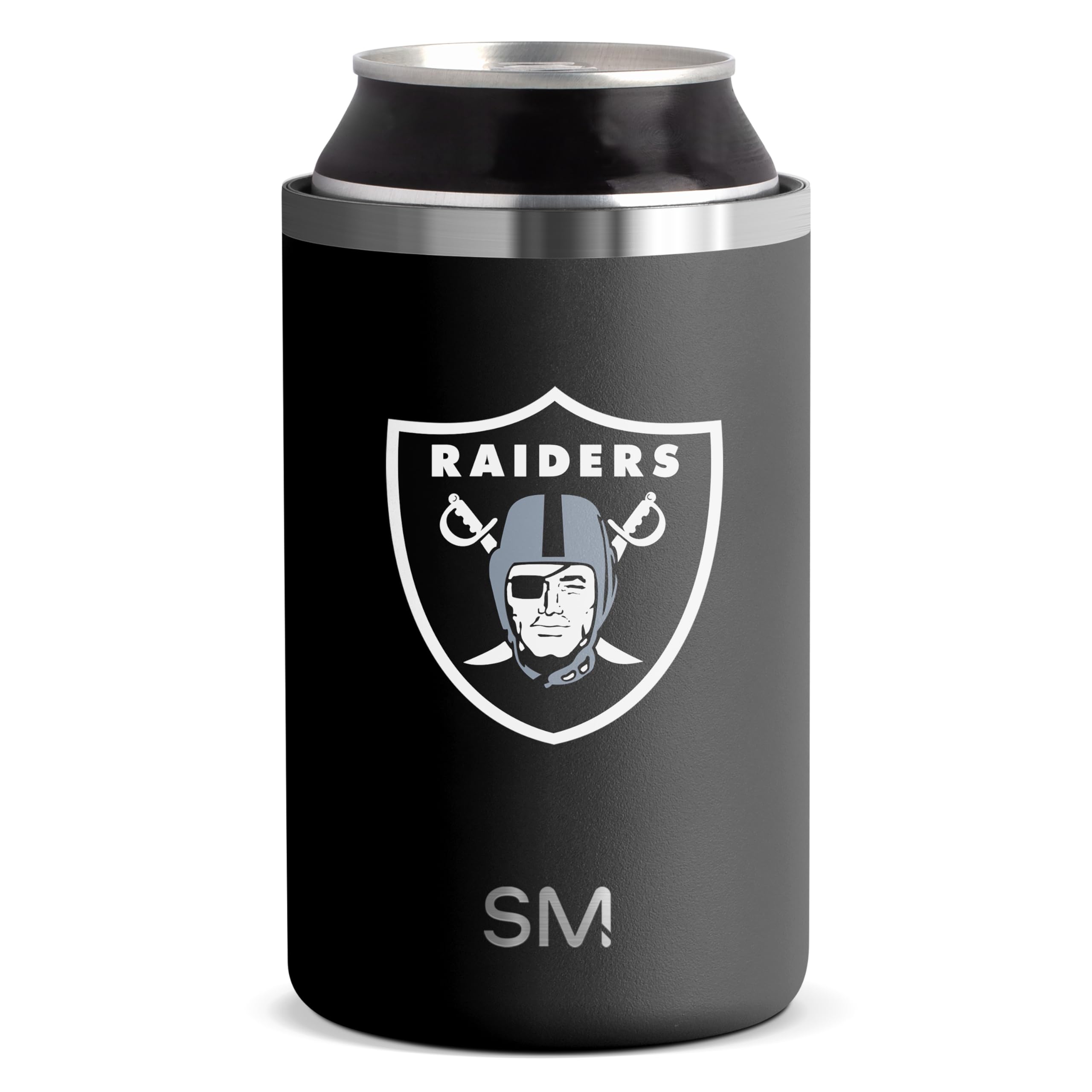 Simple Modern NFL Oakland Raiders Insulated Ranger Can Cooler, for Standard Cans - Beer, Soda, Sparkling Water and More