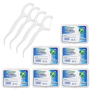 Amazon tooth floss sticks Clearance