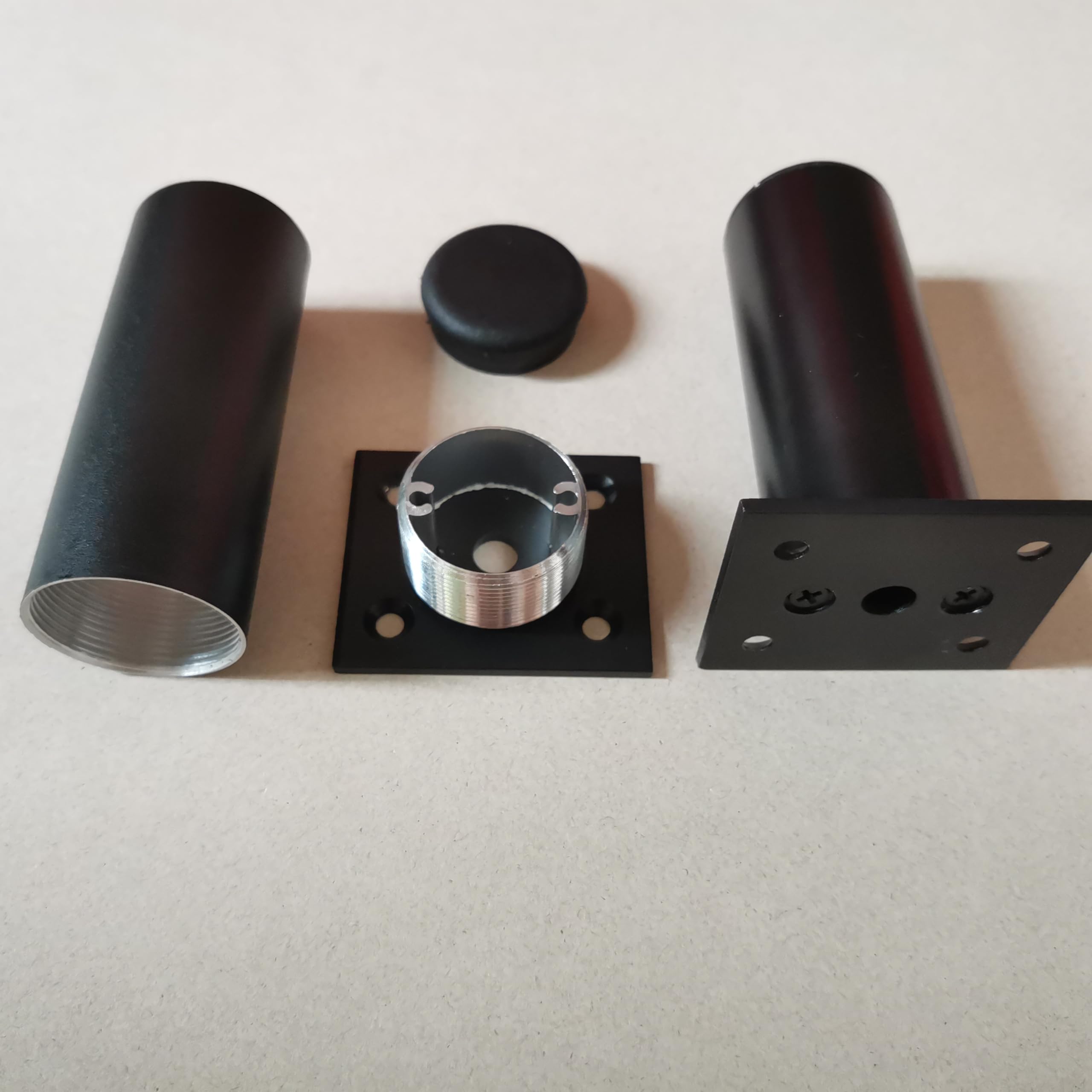 PUTOAHAO 4 Adjustable Furniture Feet, Cabinet Legs, Aluminium Alloy (Diameter 38 mm) - Image 3