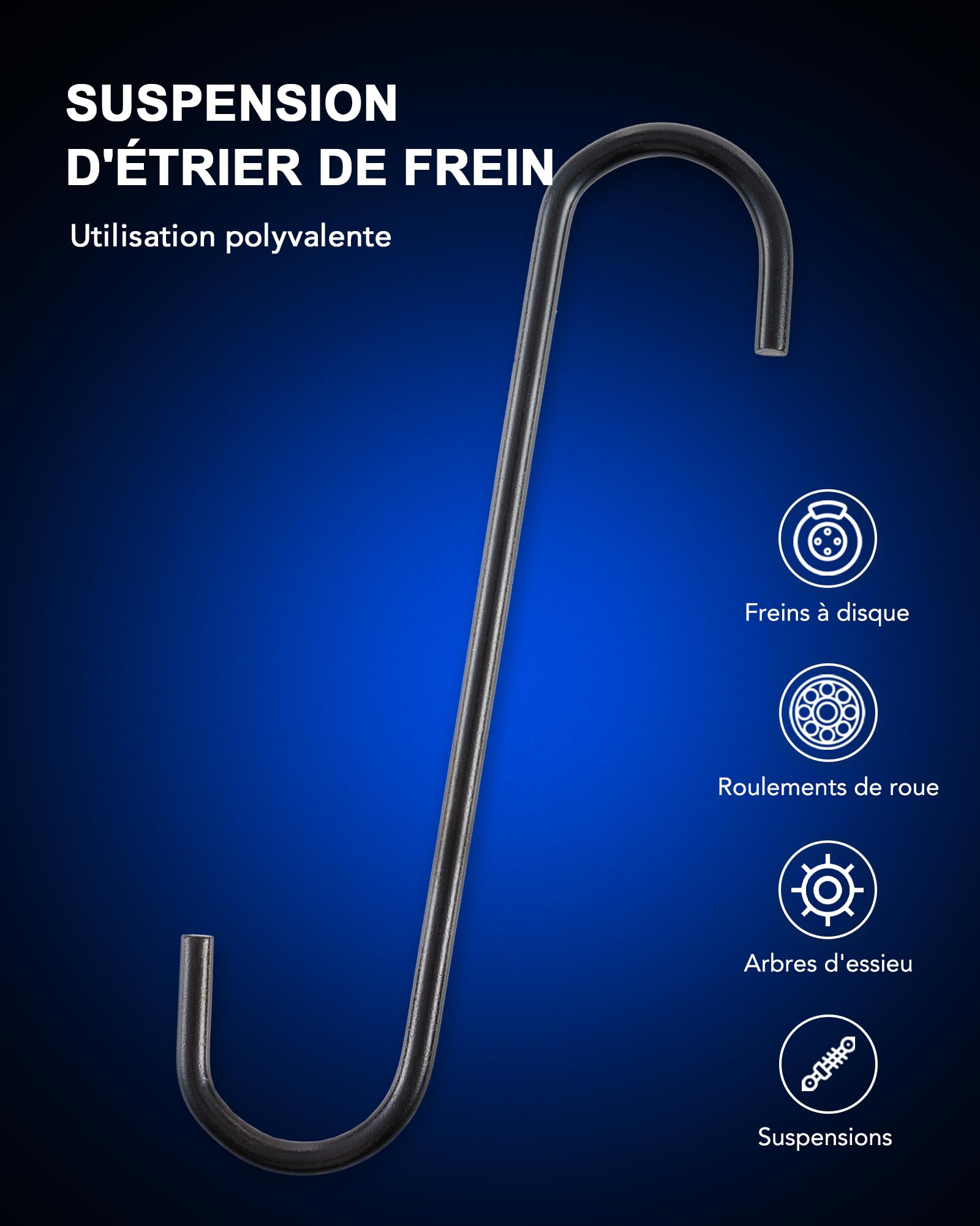 Orion Motor Tech 24Pcs Kit d'Outils de Repousse Piston Étrier de Frein avec Boulons de Poussée Plaques de Retenue Supports d'Étrier 18 Adaptateurs de Disque Outils de Mécanicien avec Mallette, Rouge