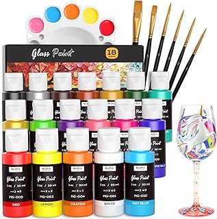 28 Recycled Glass Home Decor Ideas For Eco Lovers 23 Nicpro 18 Colors Stained Glass Paint Set, 1oz / 30ml Waterproof Acrylic ...