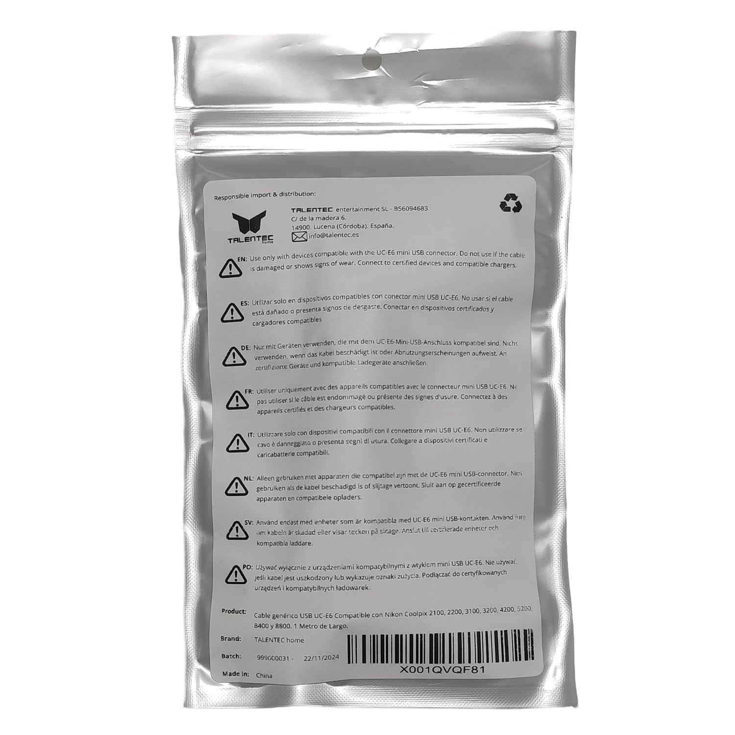 Caricabatterie Fotocamere & Videocamere per Nikon Coolpix 3200 - GXX9066