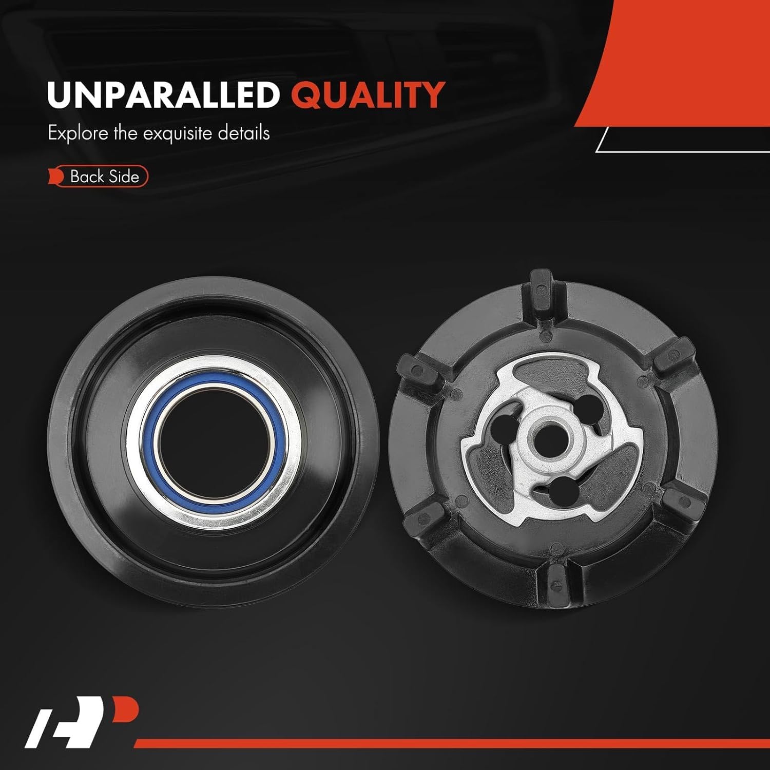 A-Premium A/C Compressor Clutch Kit Compatible with 2010-2015 2.1L 3.0L Mercedes-Benz Sprinter 2500, Sprinter 3500 & Dodge, Freightliner Models