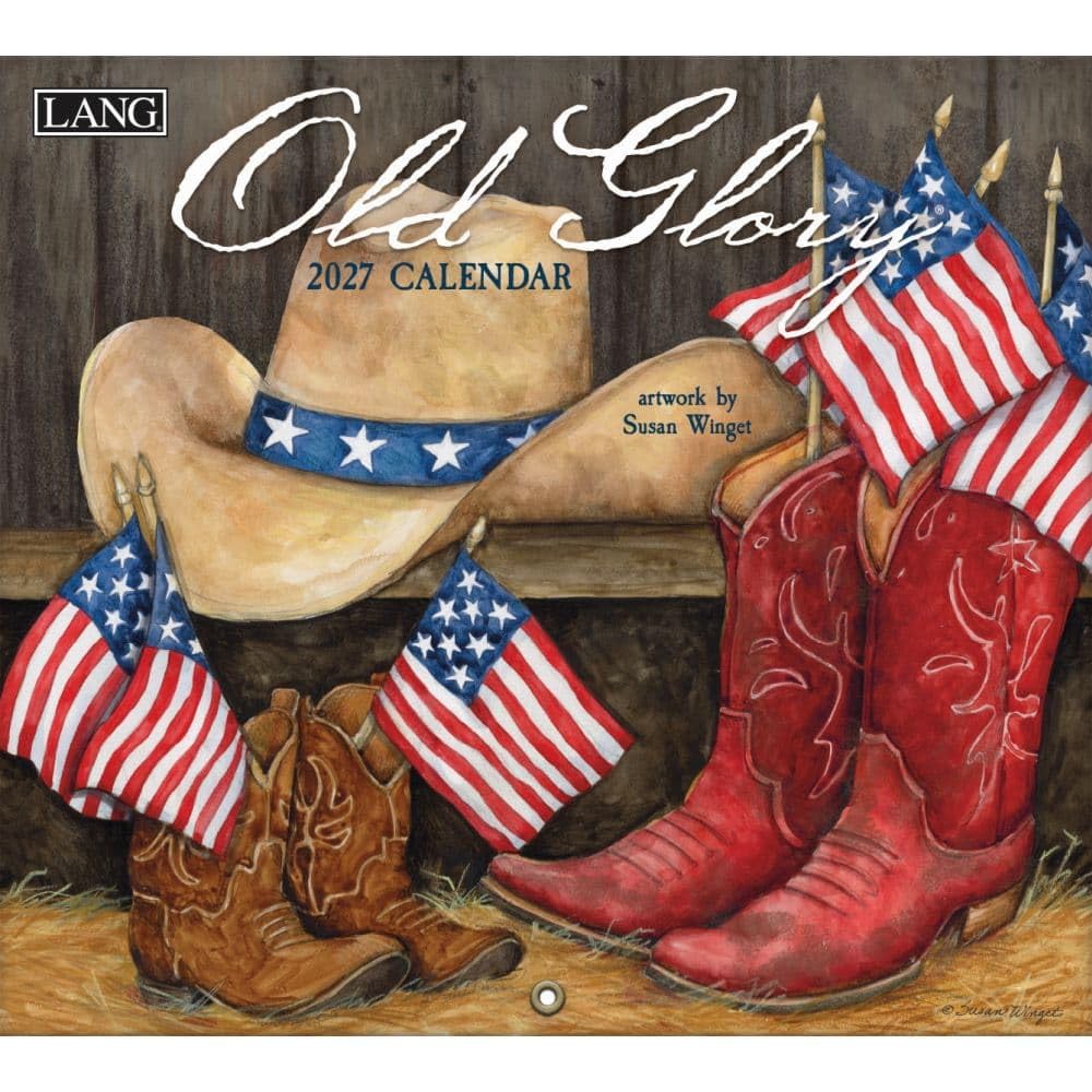 Old Glory 2027 Wall Calendar by Susan Winget