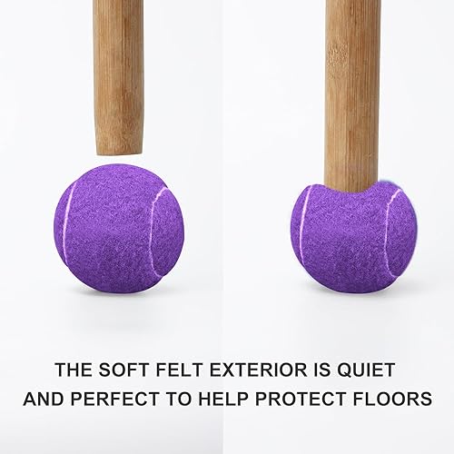 Miniatura 4 de Walker - Pelotas de tenis precortadas para caminantes, 4 piezas, patas de andador, bolas universales precortadas, almohadillas de fieltro