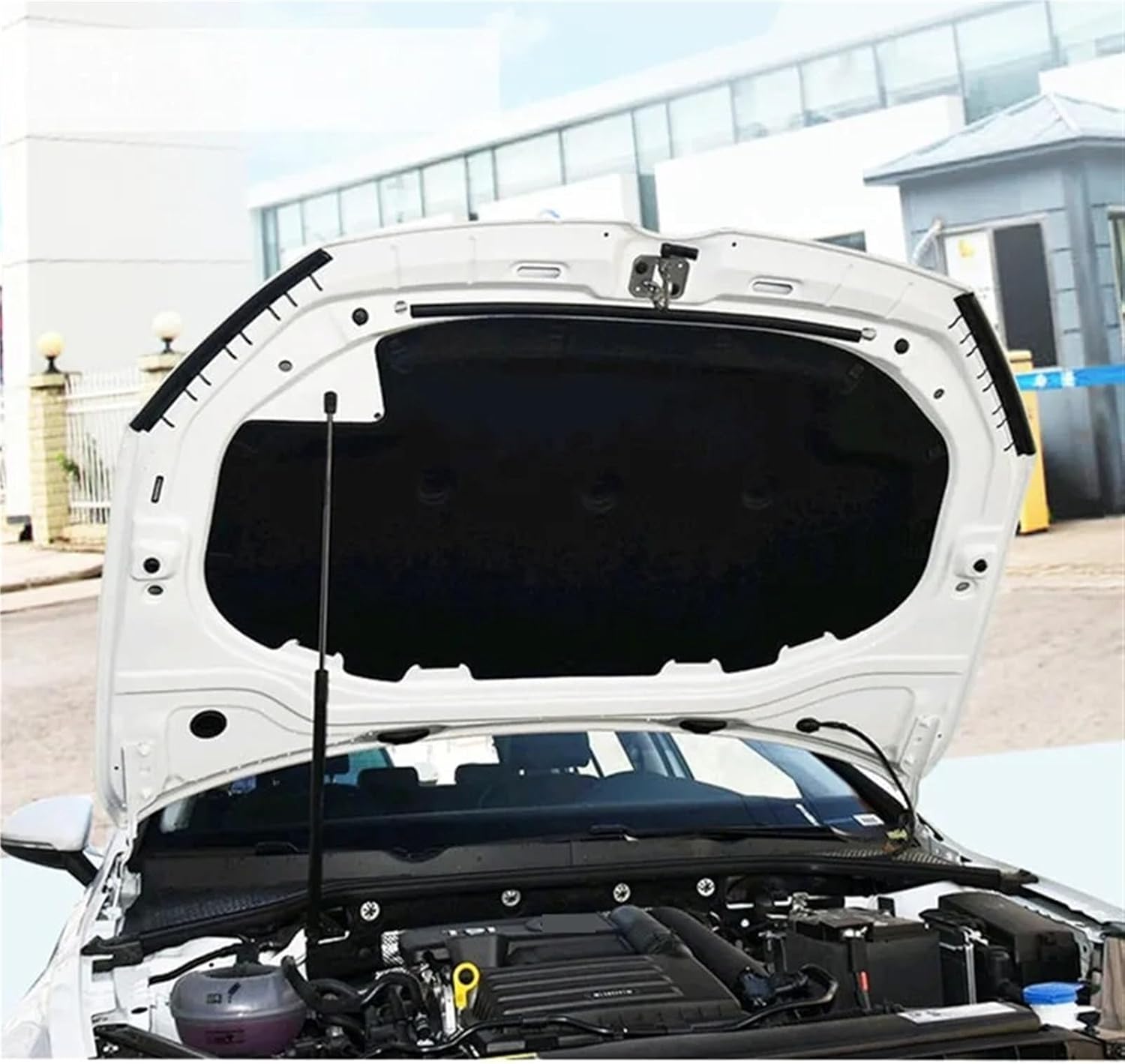 Auto Car Engine Hood Sound Heat Insulation Cotton Soundproofing Cover Compatible For VW GOLF 4 6 7 MK4 MK6 MK7 (Color : 7)