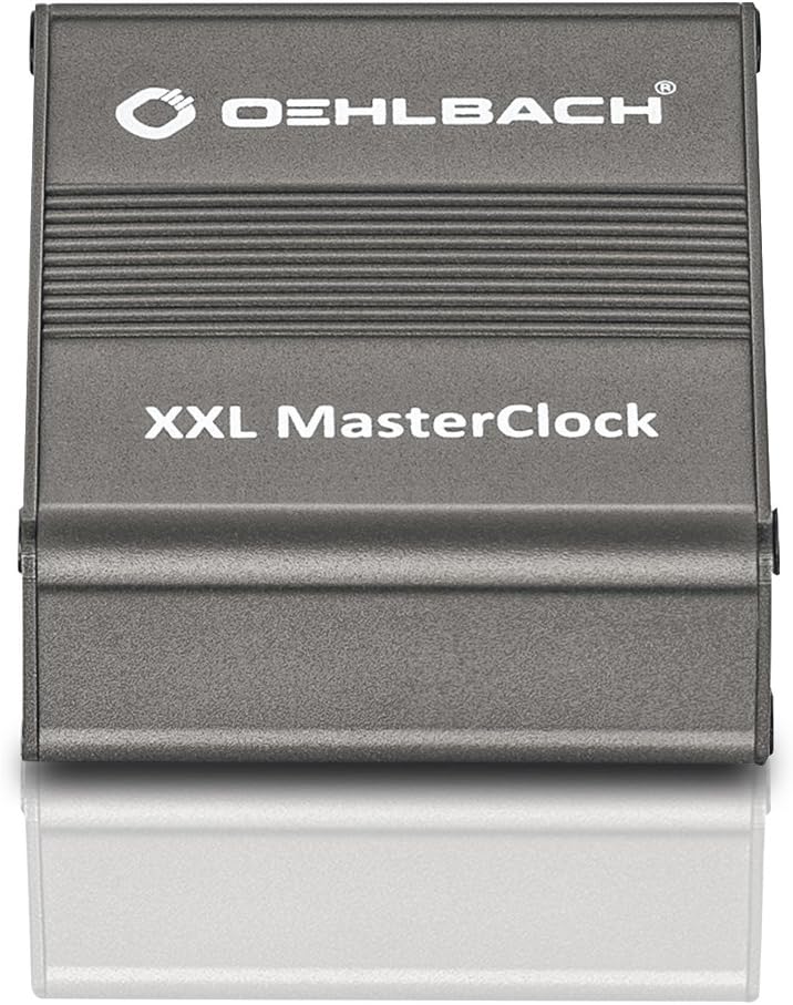 Oehlbach XXL® MasterClock I Jitter Cleaner & High-End USB Power Filter I Interference Power Supply and Jitter Data Stream ? Metallic Brown