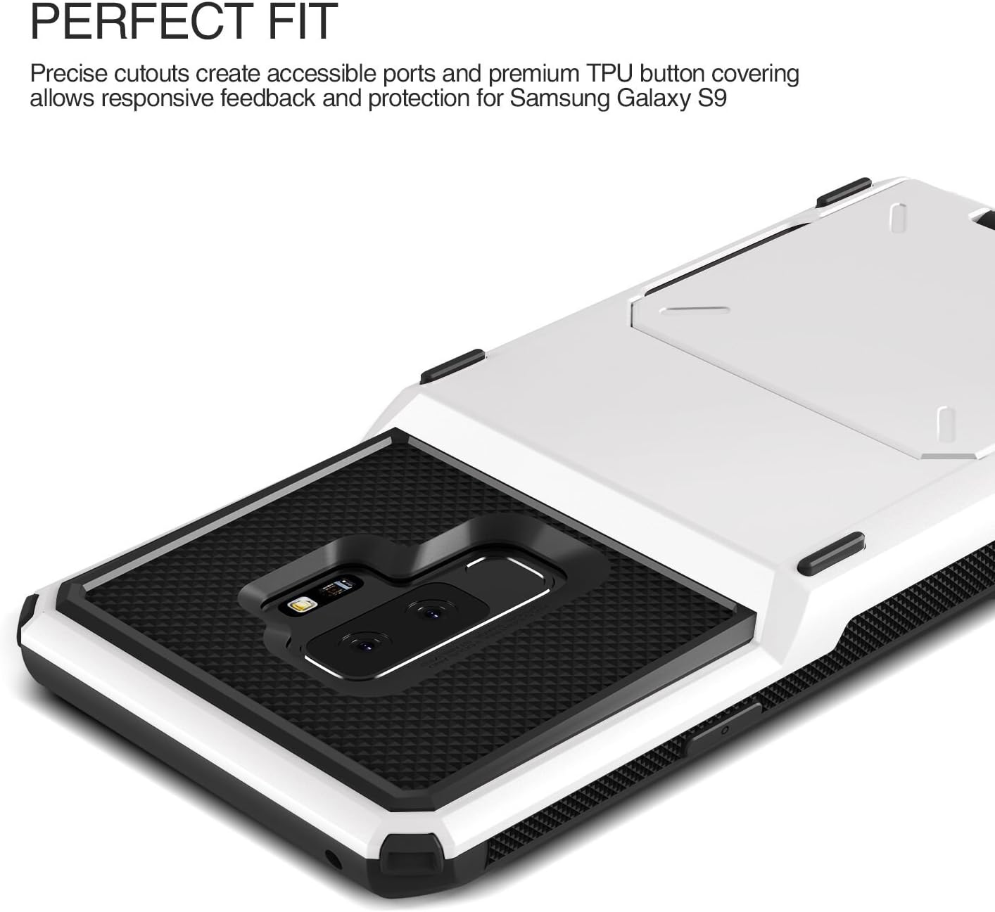 Bеѕt Dеаl Prоduсt VRS DESIGN [Damda Folder Wallet Card Holder Case for Samsung Galaxy S9 Plus Cream White Prоduсt Dеаl VRS DESIGN [Damda Folder Wallet Card Holder Case for Samsung Galaxy S9 Plus Cream White