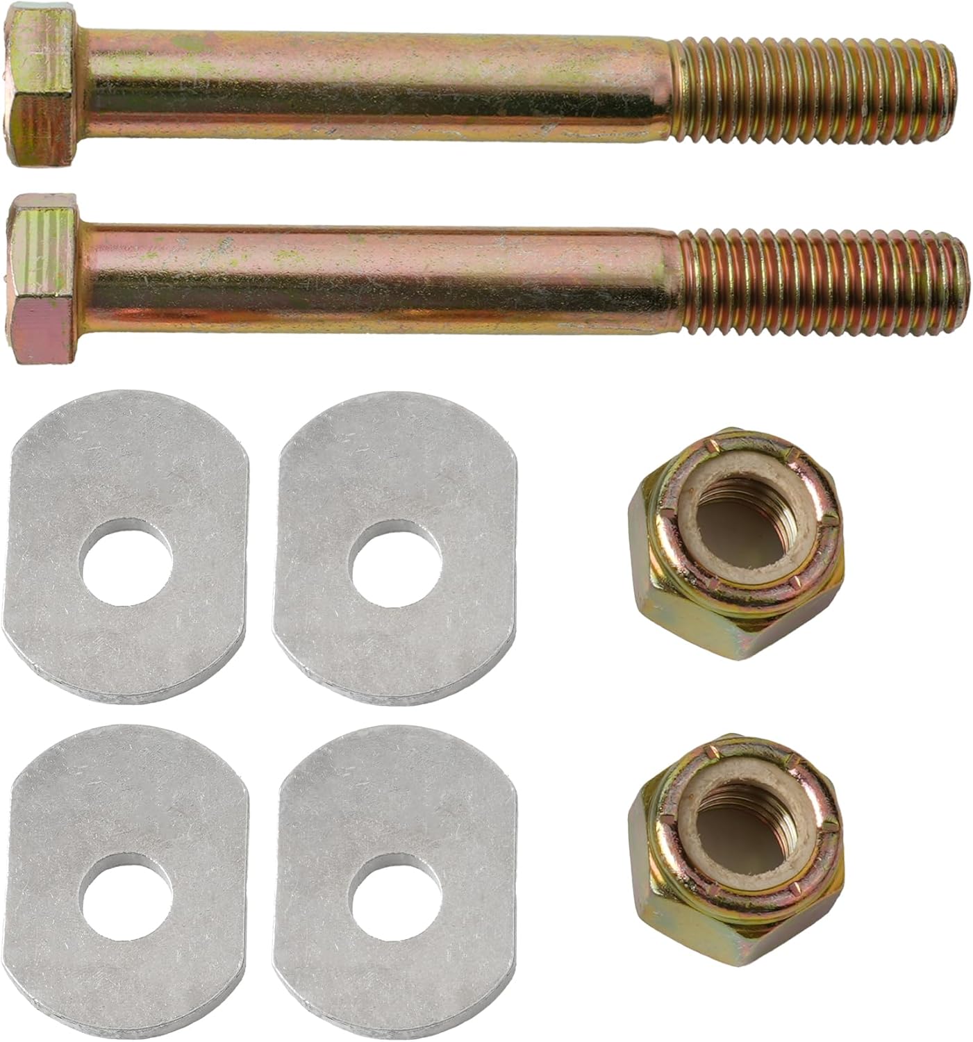 Front Lower Control Arm Cam Bolt Delete Eliminator Kit for Jeep Wrangler TJ 1997-2006, Jeep Cherokee XJ 1984-2001