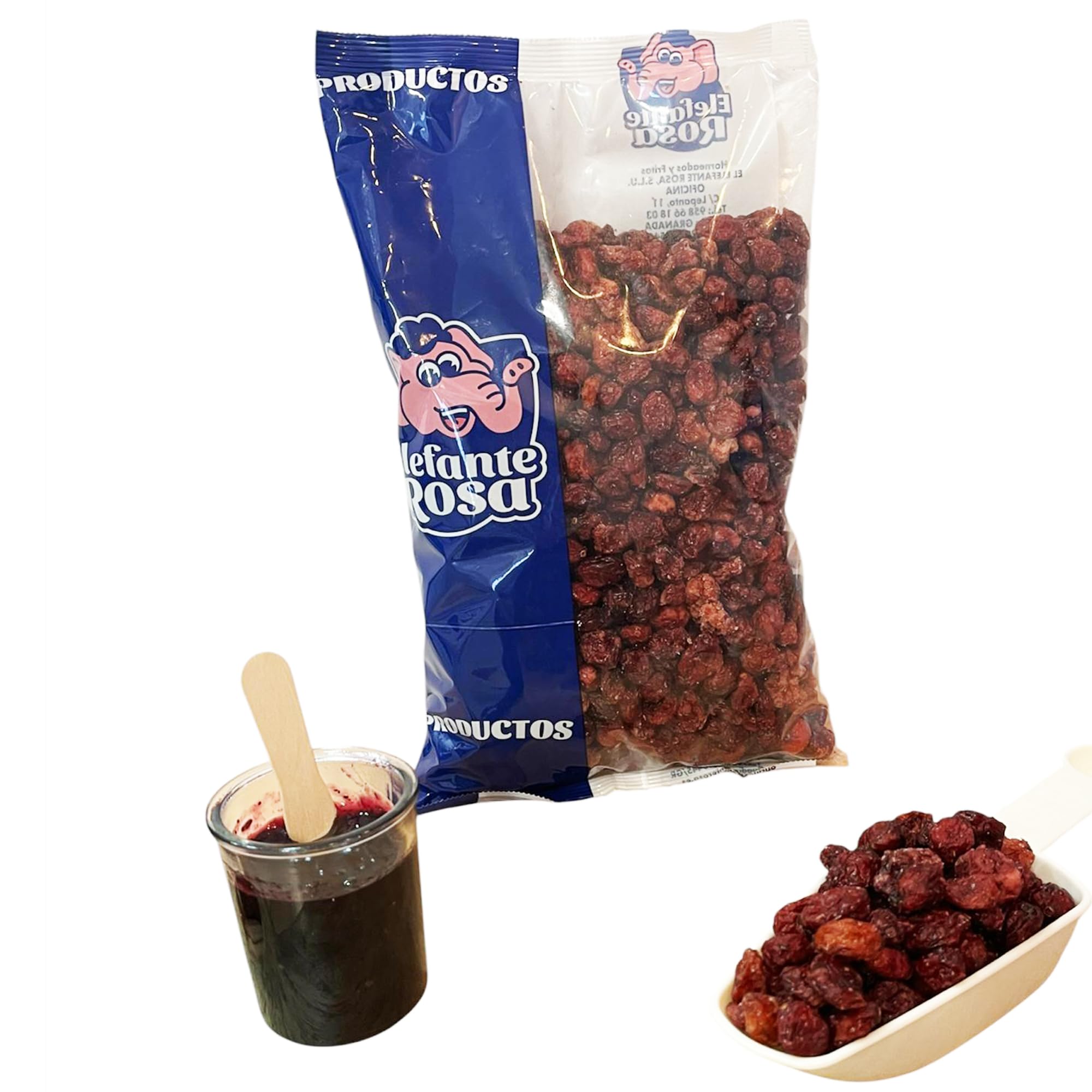 Arándanos Rojos Deshidratados El Elefante Rosa 1Kg Snack Natural
